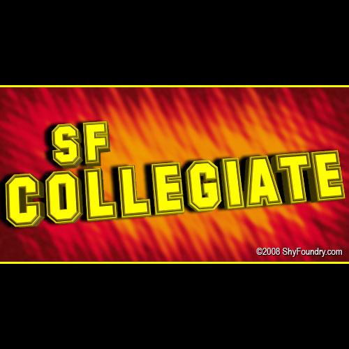 SF Collegiate font